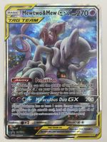 Pokemon Karte Promo Mewtwo & Mew GX Tag Team SM191 Holo🇺🇸