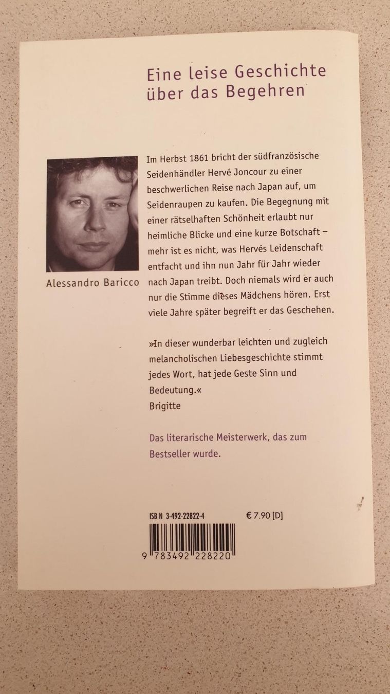 Libri: Buch - Alessandro Baricco - Seide – Usato da Würenlos venduto da JRP_71 3