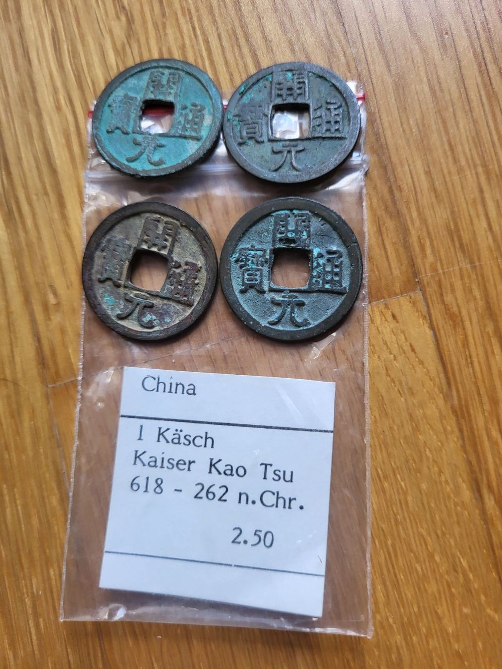 Toutes les monnaies: China: 1 Käsch, Kaiser Kao Tsu – D'occasion à Münchenbuchsee par Elykinley