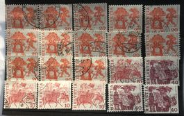 Volksbräuche Steckkarte mit Stempel