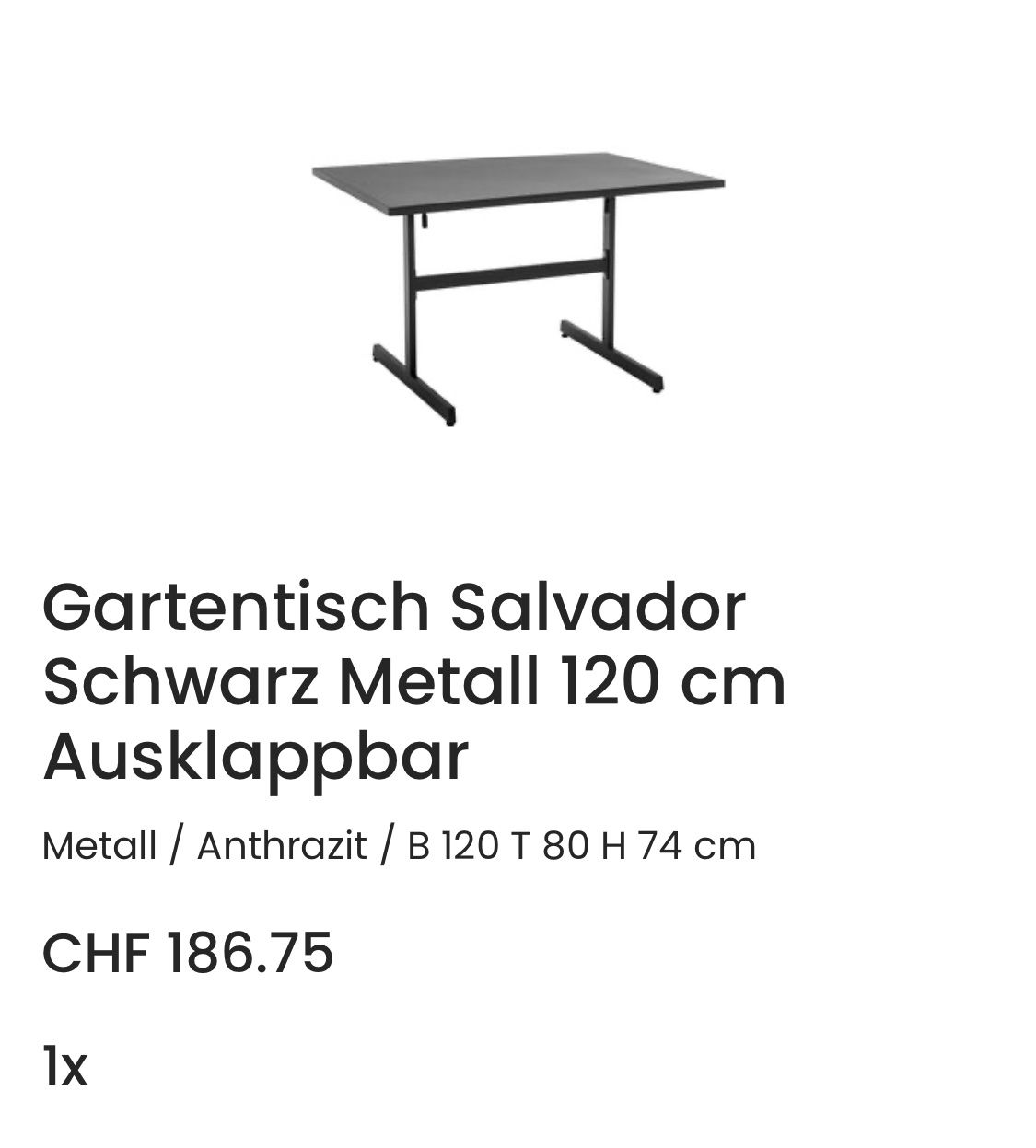 Livique Tische: Balkontisch – Gebraucht aus Bern von sib_c586 2