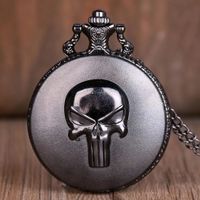 Taschenuhr im Punk-Stil, Totenkopf