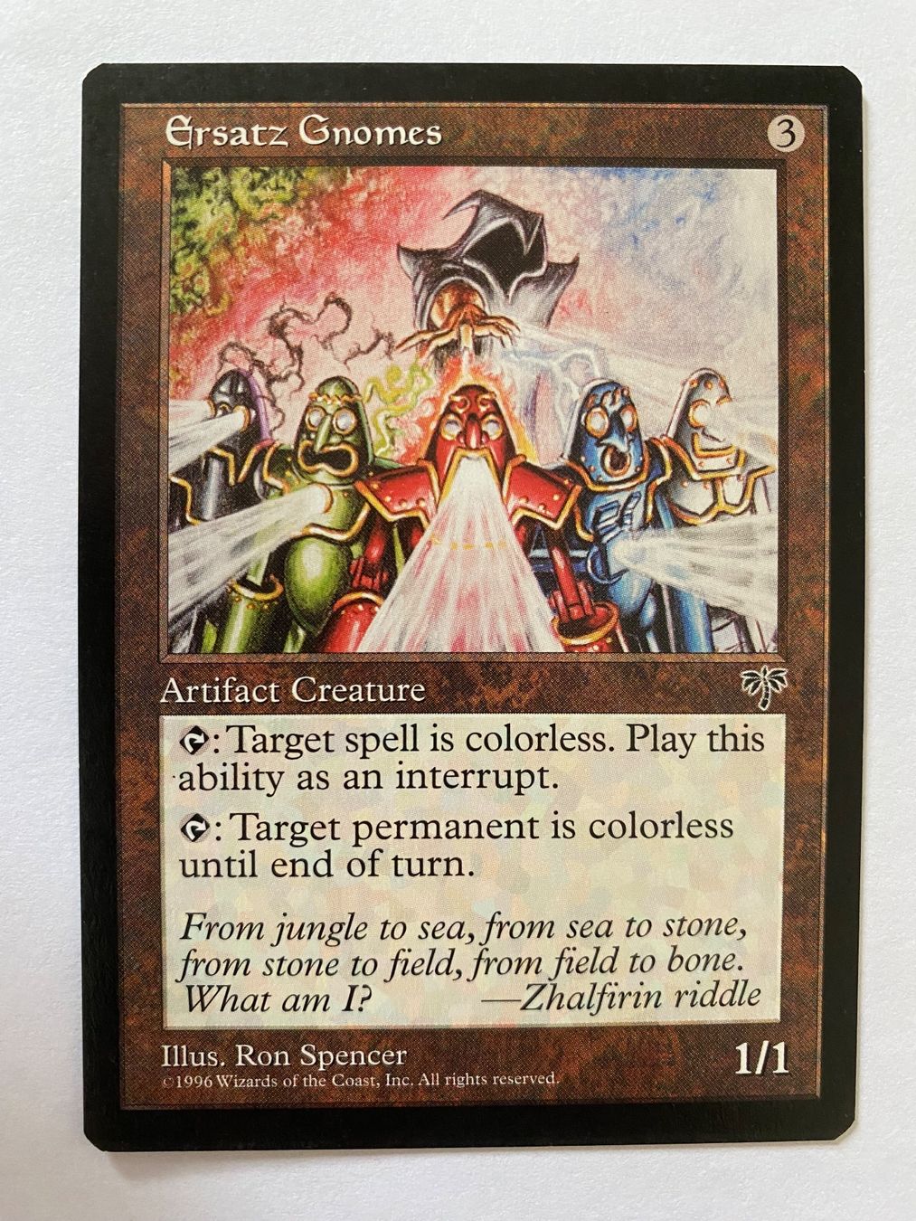 Magic The Gathering Carte collezionabili: Ersatz Gnomes - Mirage – Usato da Bonstetten venduto da ddiederichs