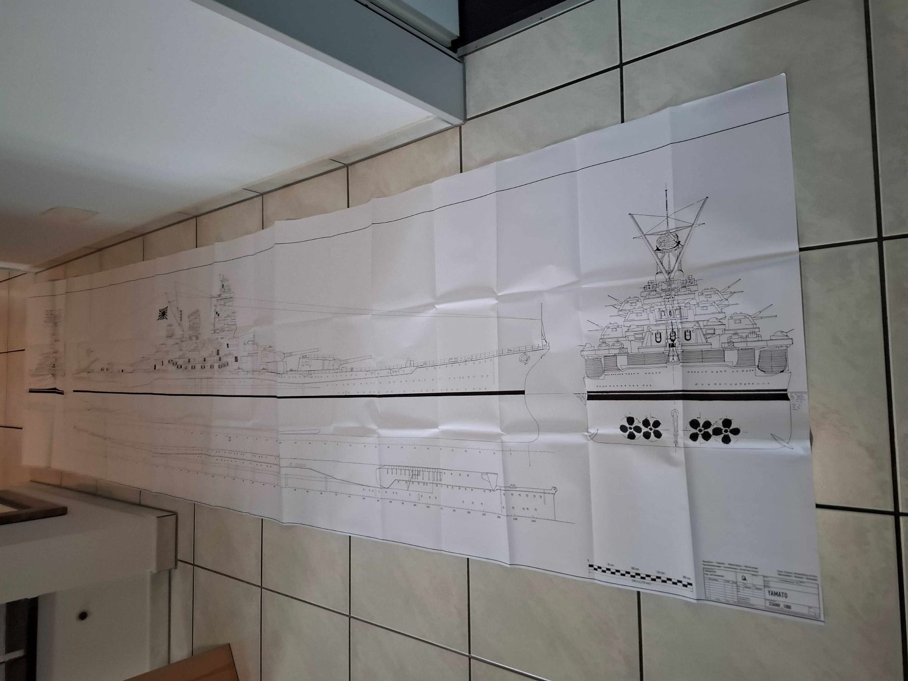 Modellbausätze & Standmodelle: Schiffsmodell- Bauplan YAMATO 1:100 – Neu (gemäss Beschreibung) aus Henau von fag_lzx9 1