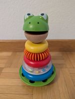 Holzspielzeug Frosch Stapelturm, super Zustand, Top!