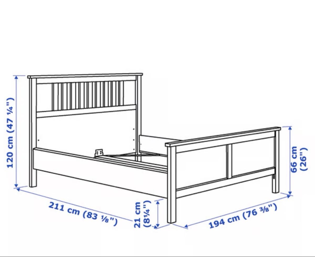 Ikea Lits: Bett mit Lattenrost und Matratze – D'occasion à Küssnacht am Rigi par jil_mxs6 1