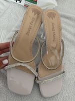 Sandalen Hong Sheng mit Glitzer Grösse 39 beiger Zustand