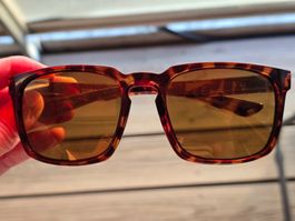 Uvex Sonnenbrille Katzenauge Muster Braun Getönt