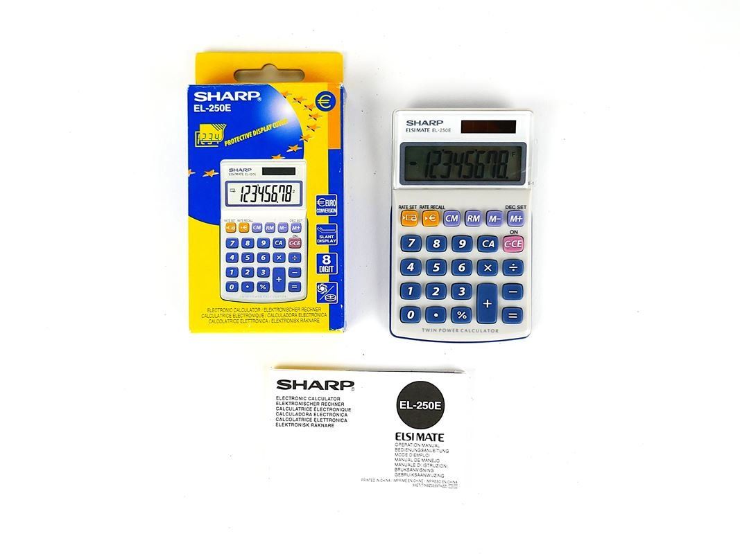 Sharp Taschenrechner: Sharp elektronischer Taschenrechner – Neu (gemäss Beschreibung) aus Urtenen-Schönbühl von Restwert_Schoenbuehl