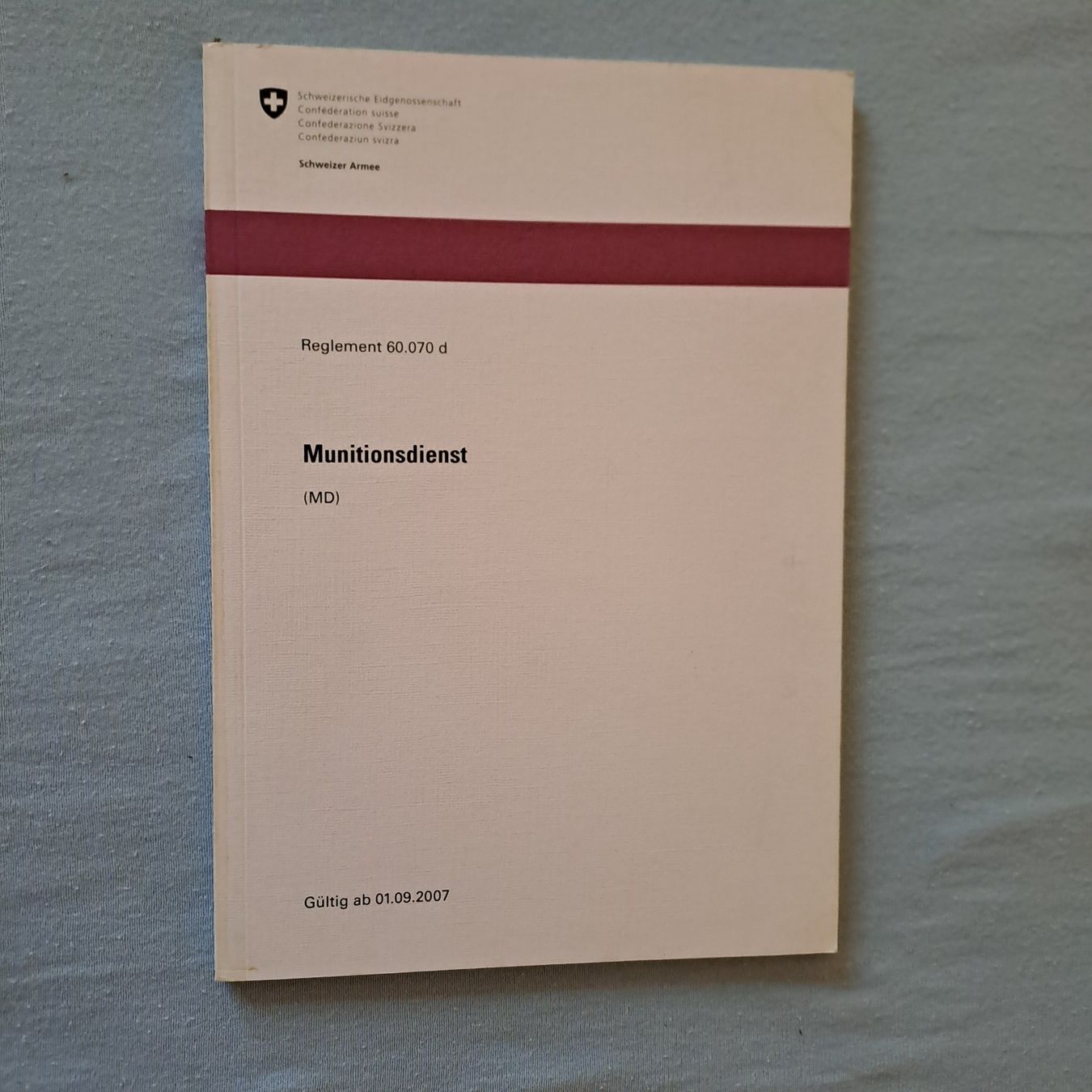 Livres: Munitionsdienst – Neuf (Voir description) à Gipf-Oberfrick par Mig_29