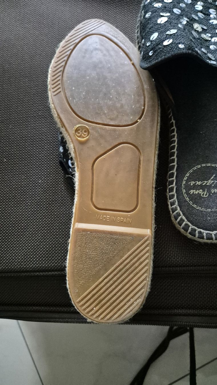 Damenschuhe: Espadrilles à sequins – Neu (gemäss Beschreibung) aus Rolle von pat_n5p5 3
