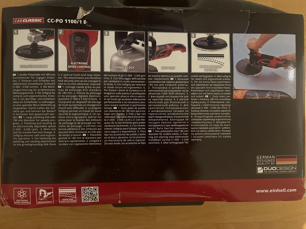 Einhell Smerigliatrici & Lucidatrici: Neue Einhell Polier-und Schleifmaschine – Nuovo e nell'imballaggio originale da Wettingen venduto da stern910 1