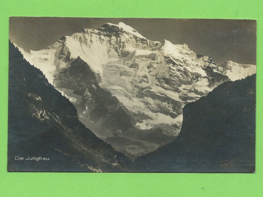 Ansichtskarten: Die Jungfrau – Gebraucht aus Zürich von t24_de