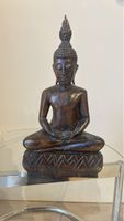 Statue de Bouddha en bois sculpté - Élégance et sérénité