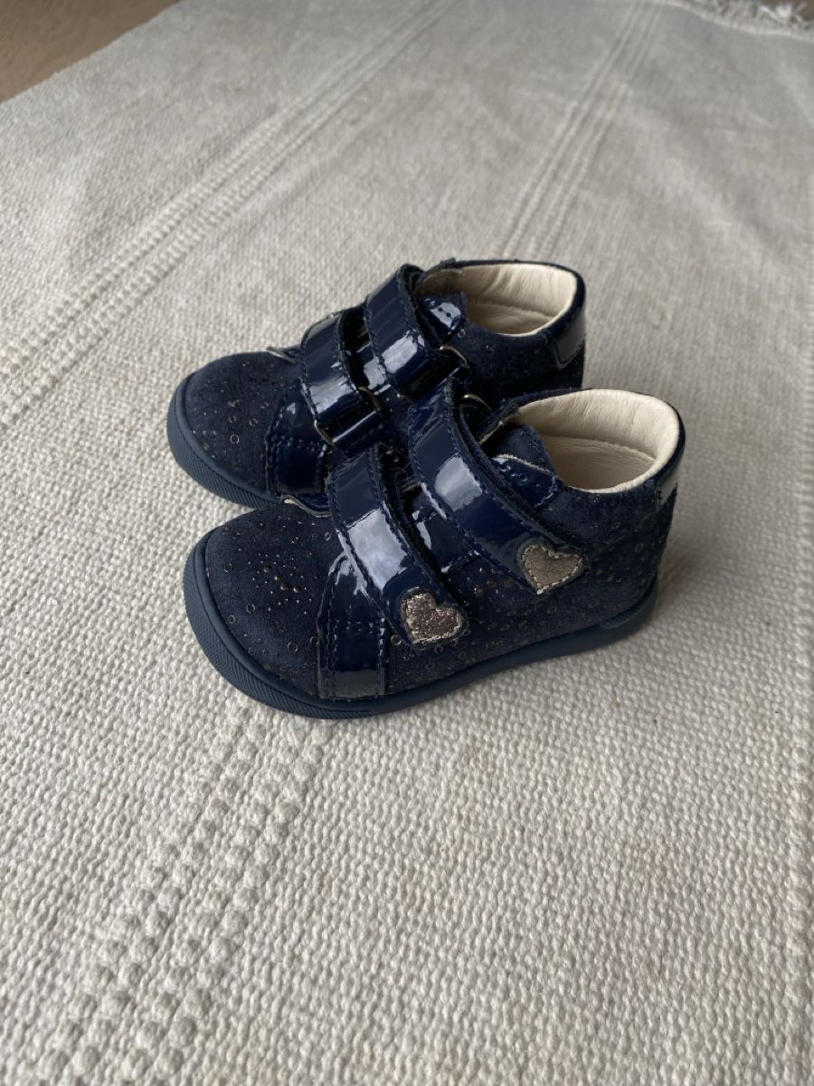 Schuhe für Jungen: Chaussures bébé Bopy cuir bleu marine T19 – Neu (gemäss Beschreibung) aus Bevaix von MPaw
