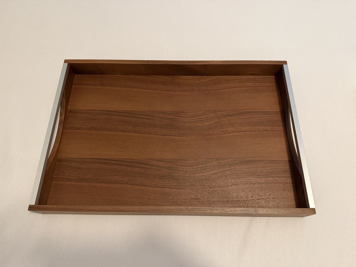 Piatti di portata: Serviertablett BREKA Edles Design aus Nussbaumholz – Nuovo (secondo la descrizione) da Luzern venduto da lang30 2