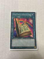Yu-Gi-Oh! Toon-Inhaltsverzeichnis Zauberkarte 1. Auflage