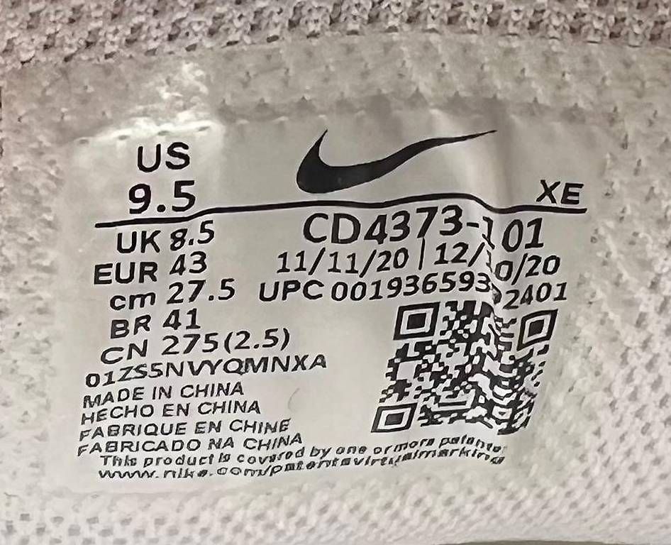 Nike Scarpe da uomo: Chaussures Nike React Vision blanches – Nuovo (secondo la descrizione) da Genthod venduto da mar_g8vn 3
