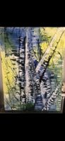 ☘️Birkenwald🍀Acryl  Bild einer Künstlerin aus dem Baselbiet