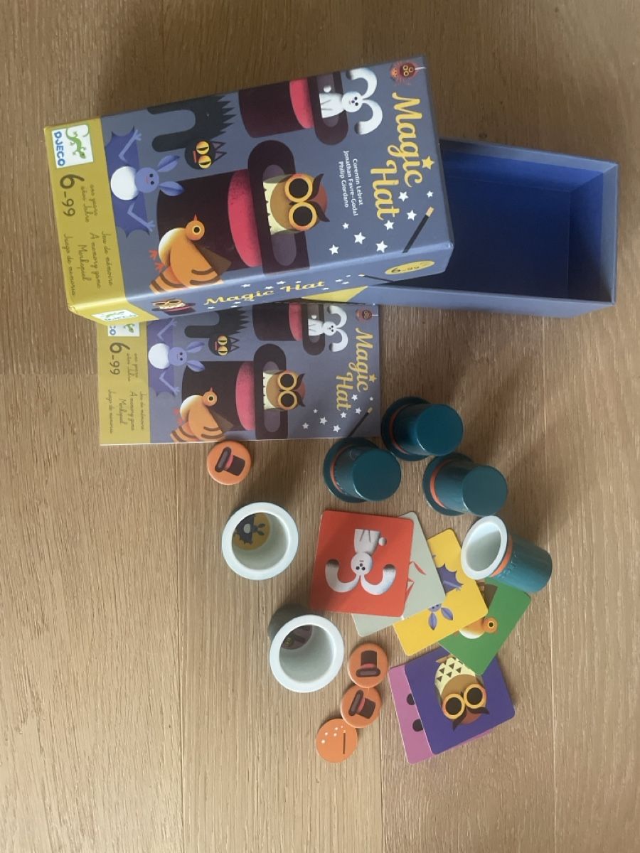 Djeco Spiele: DJECO Magic Hat memory game for ages 6-99 good condition – Neu (gemäss Beschreibung) aus Vufflens-la-Ville von geraud__ 1