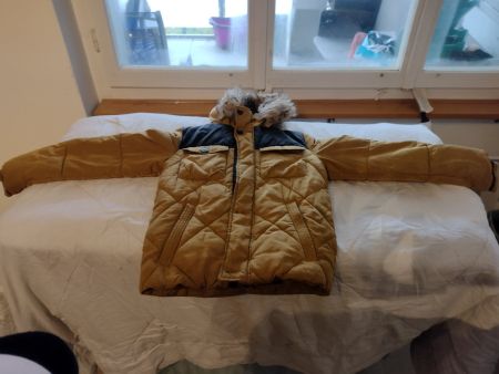 Outdoor Winter Jacke, Gr. 140, Goldgelb, Top Zustand!