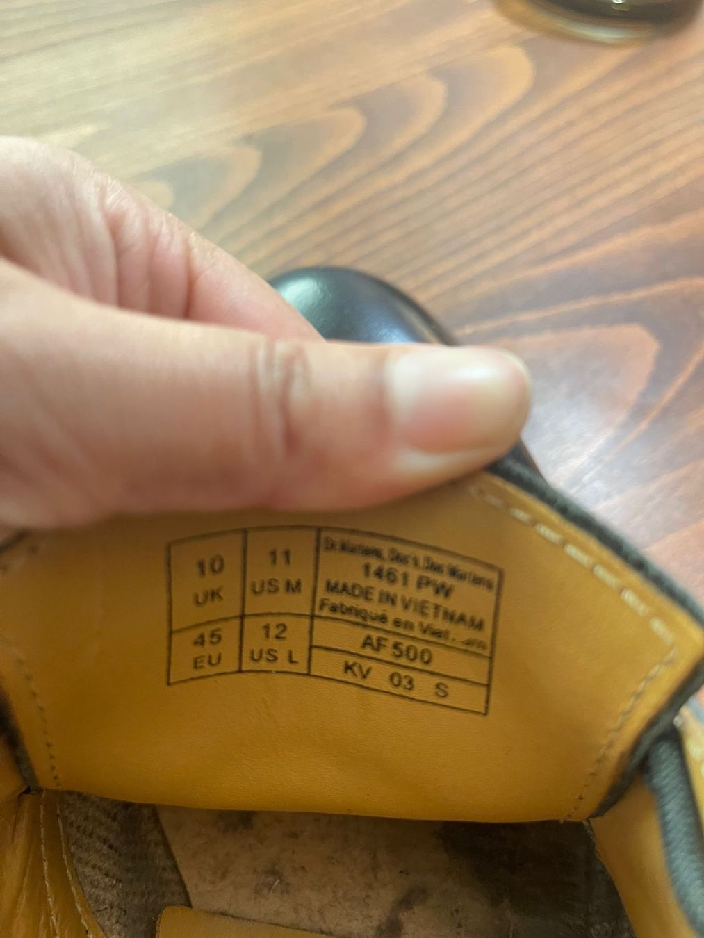 Dr. Martens Scarpe da uomo: Dr. Martens Schnürschuhe Schwarz Grösse 45 – Usato da Luzern venduto da hema100 2