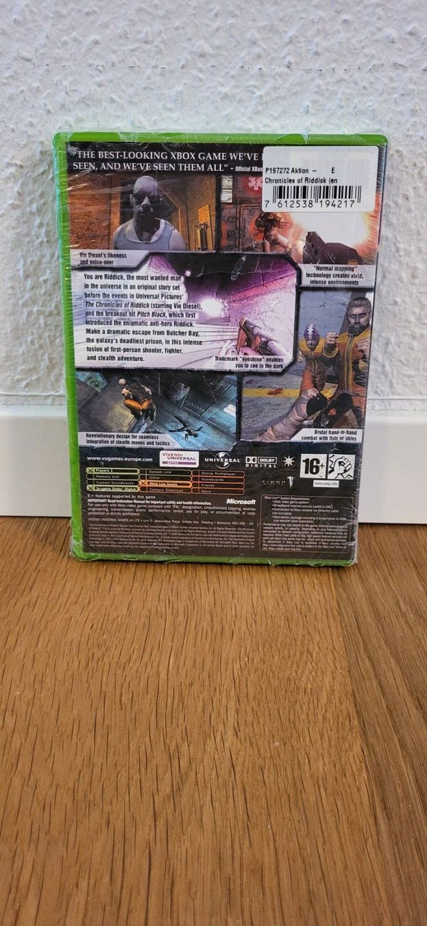 Microsoft Giochi: Xbox - Riddick Escape from Butcher Bay OVP – Usato da Münsingen venduto da DigitaleSpielecke 1