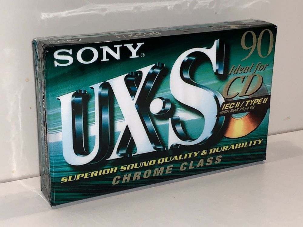 Lotto 20 Cassette Sony UX-S 90 Minuti - Made In Italy 1998 - Nuove