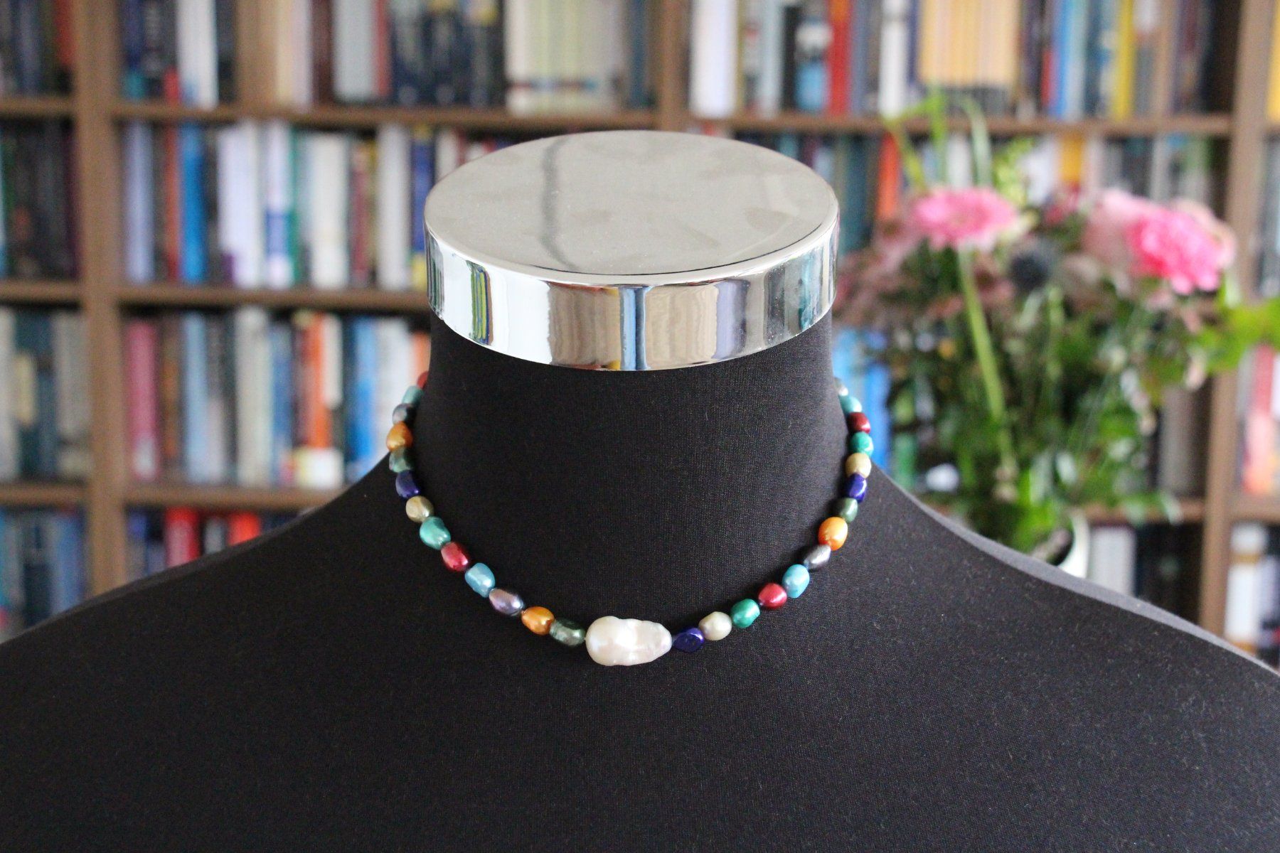 Catenine: **NEU** Damen Halskette aus Süsswasser Perlen – Nuovo e nell'imballaggio originale da Luzern venduto da jul_bn7b 5