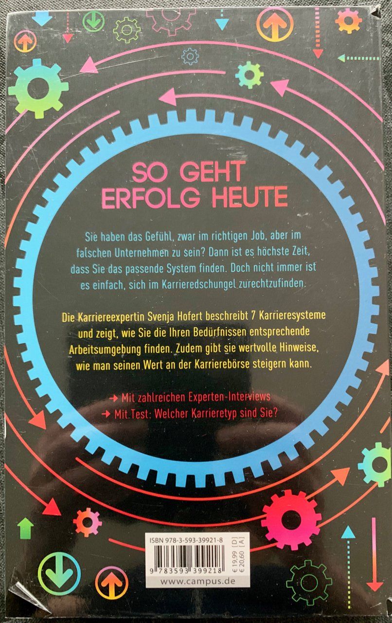 Libri: Buch Karriere mit System - Campus Verlag – Usato da Bremgarten b. Bern venduto da gutzi63 1