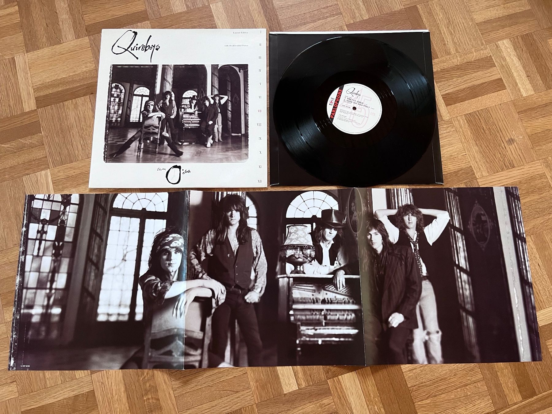 Schallplatten: Quireboys - Seven o‘Clock mit Doppelposter – Gebraucht aus Giebenach von Wurlitzer70