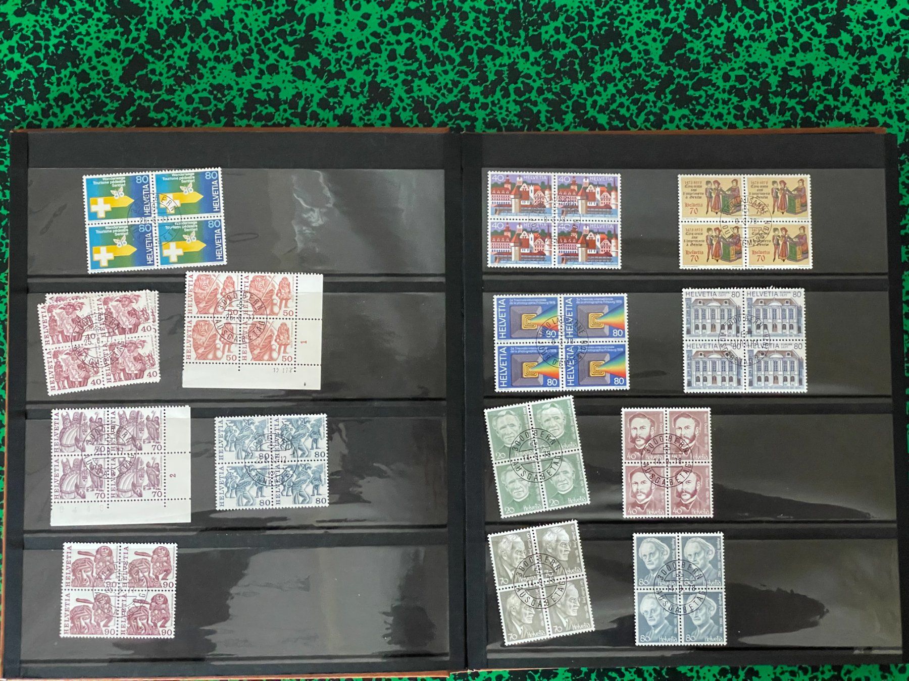 Tous les timbres: Viererblöcke 205 Stück – Neuf (Voir description) à Menzingen par Wlukas 8