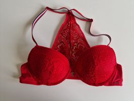 Tommy Hilfiger BH / Bralette rot – Gr. 80A – ungetragen