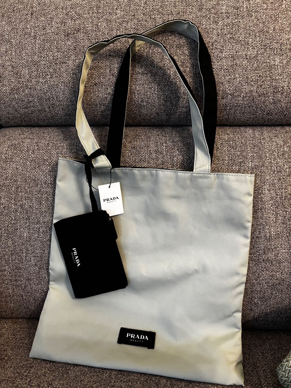 Prada Borse da donna: Prada Beauy Tote Bag schwarz/Avocado – Nuovo (secondo la descrizione) da Uznach venduto da Vintage2022. 3