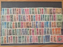 China Briefmarken auf Steckkarte CH10 Zustand gemäss Bilder