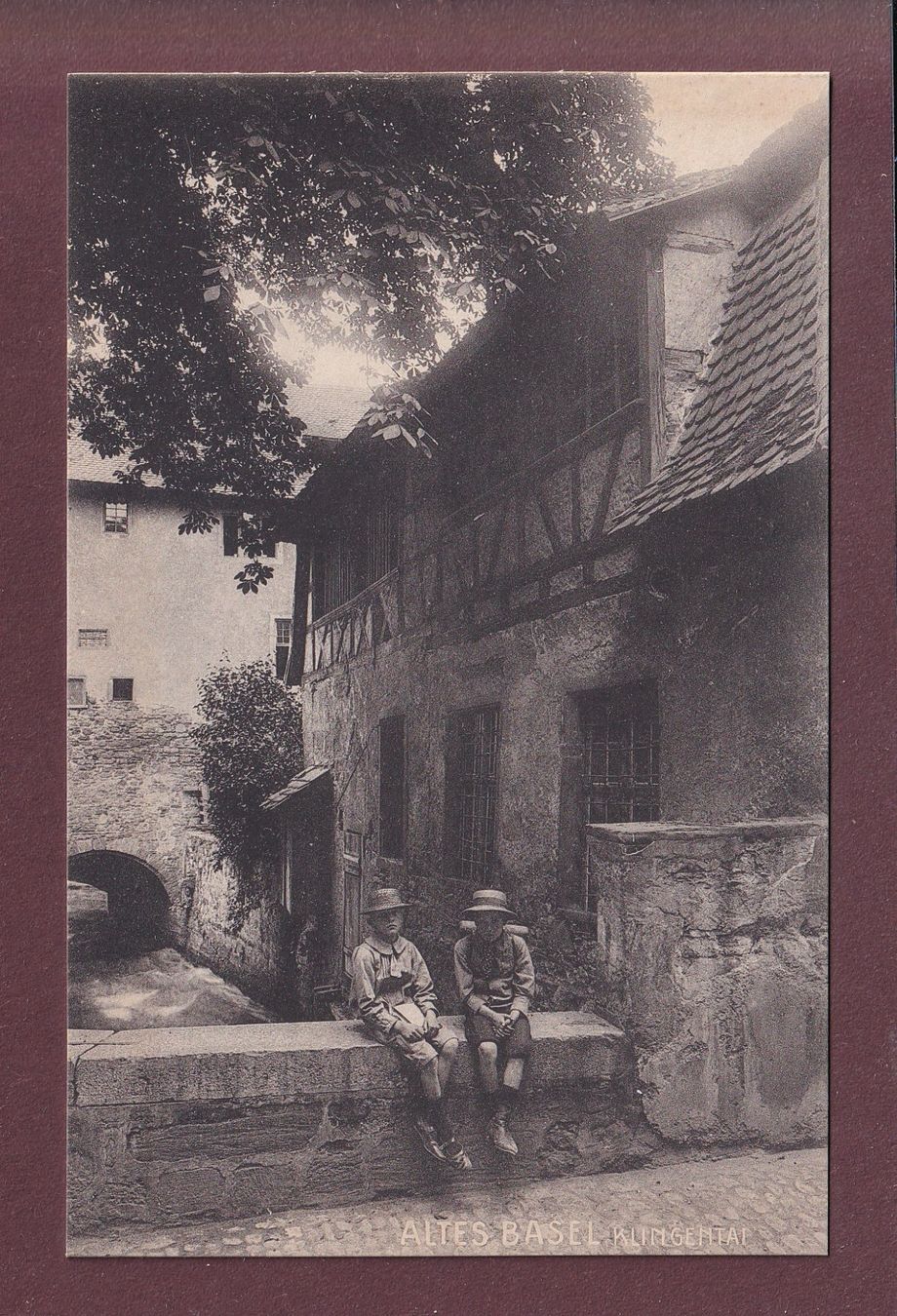 Cartoline postali: Altes BASEL - Klingental - Kinder – Usato da Pully venduto da nicecards