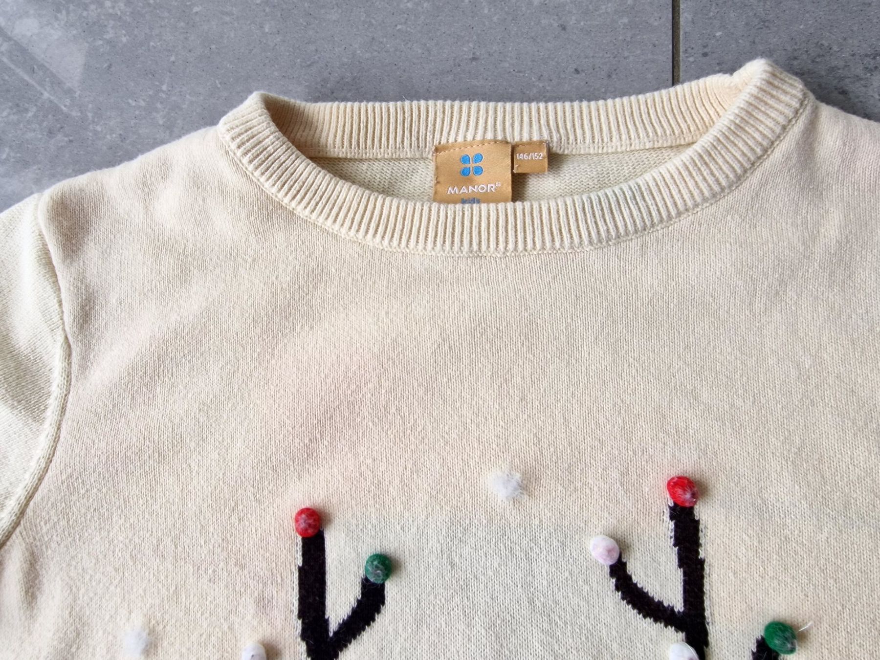 Pullover & Sweatshirts: Schöner Weihnachtspullover mit Elch - Gr. 146/152 – Gebraucht aus Wilen b. Wollerau von kaefer88 1