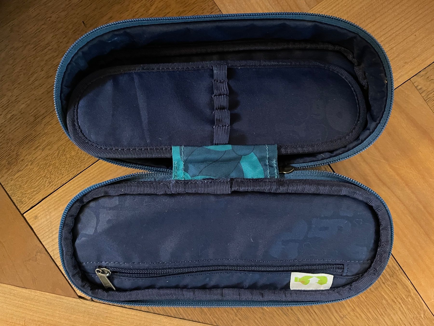 Ergobag Astucci : Ergobag, kleines Schul-Etui, türkis/blau – Usato da Zürich venduto da Capetown14 5