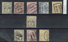 ZIFFER <526> LOT WEISSES PAPIER 1 SATZ+DIV