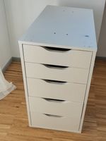 Kommode weiss 5 Schubladen ALEX von IKEA - NP 99.95