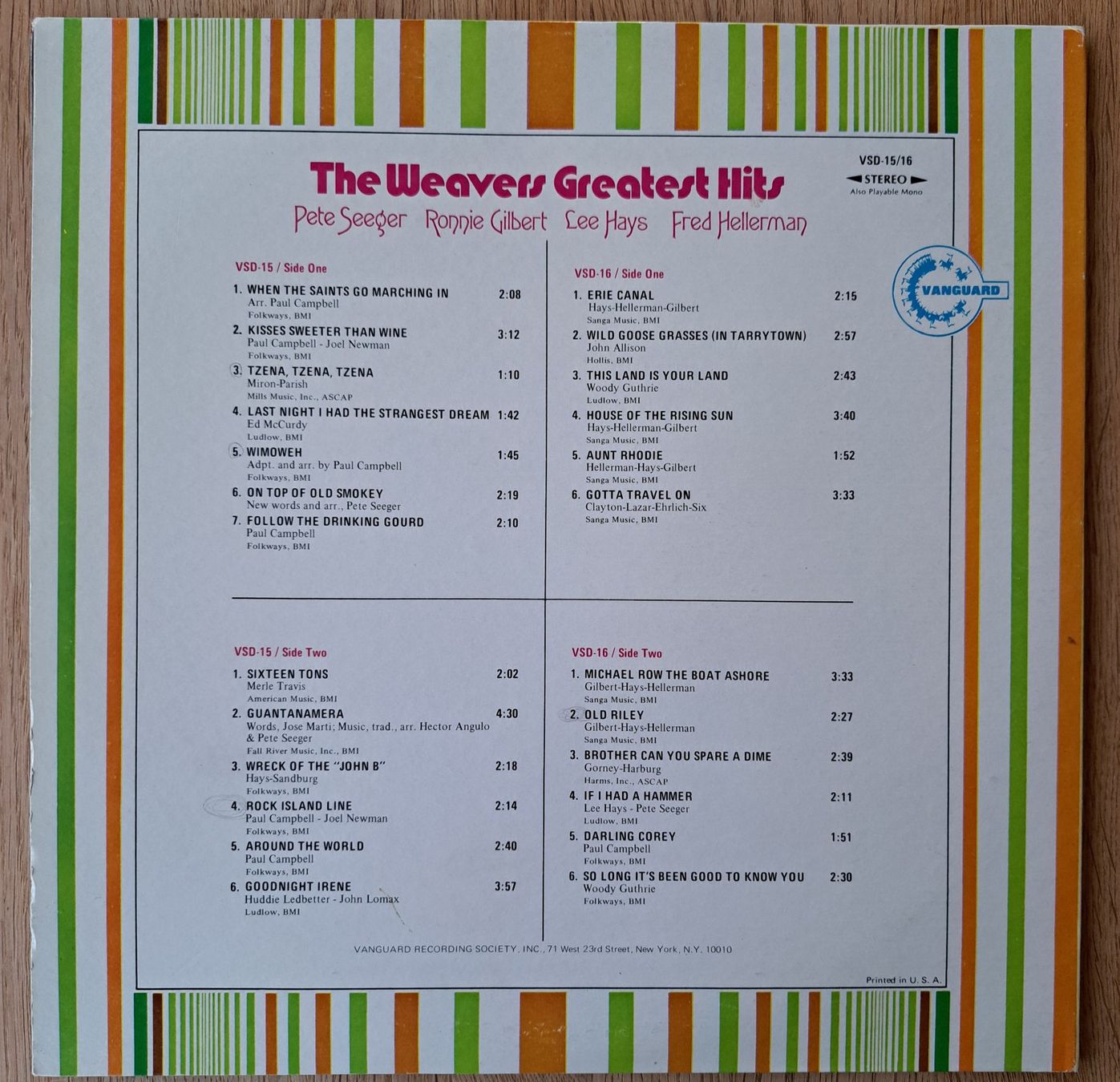 Dischi in vinile: The Weavers - Greatest Hits (2 LP) – Usato da Meggen venduto da Ricardokoch 1