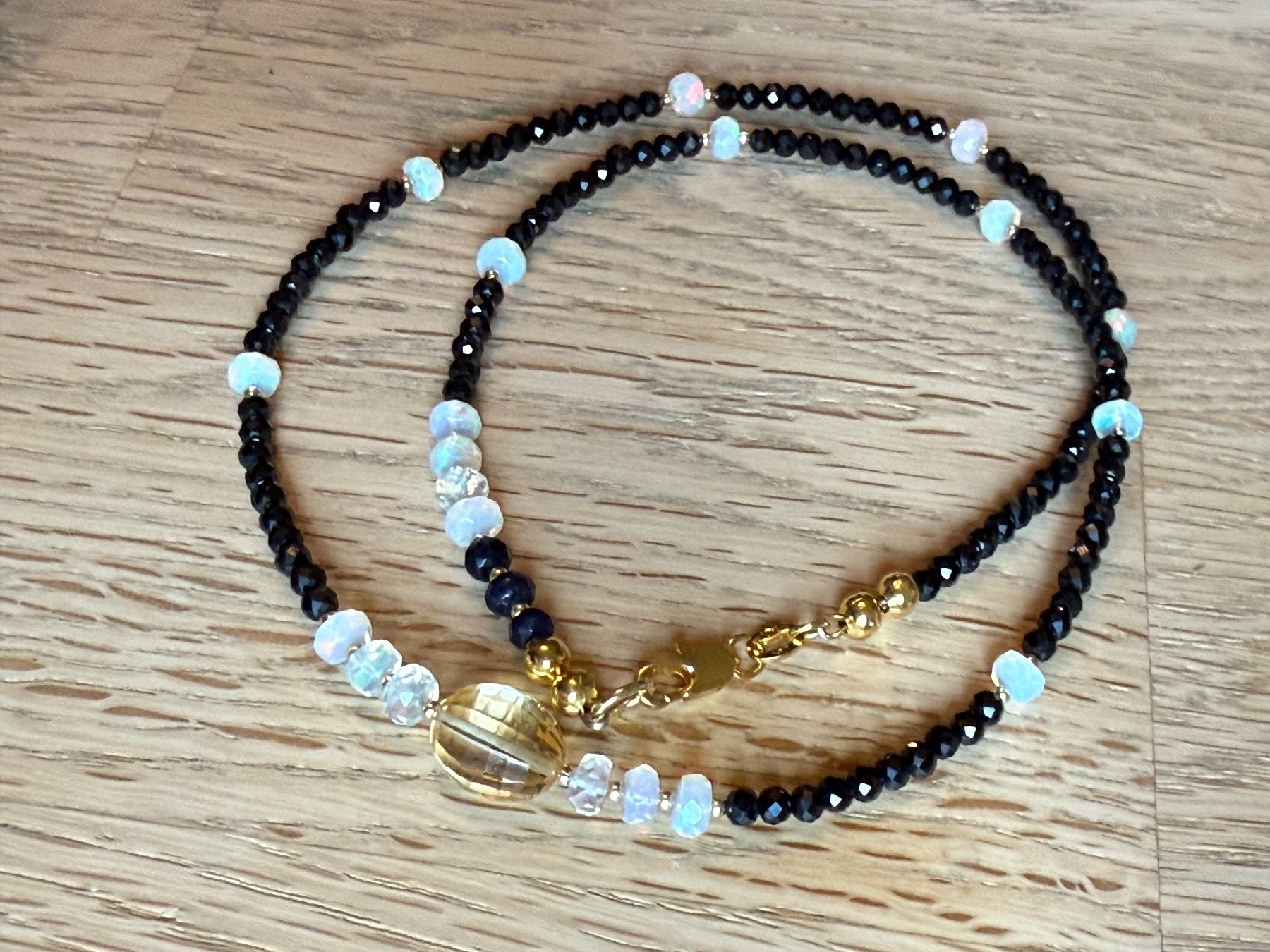 Catenine: Wunderschöne Opal, Spinell, Citrin Collier NEU NEU – Nuovo e nell'imballaggio originale da Basel venduto da Chili007 7