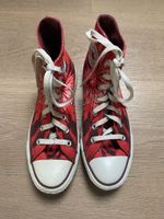 Converse Chucks in rotem Batikstoff Grösse 36.5