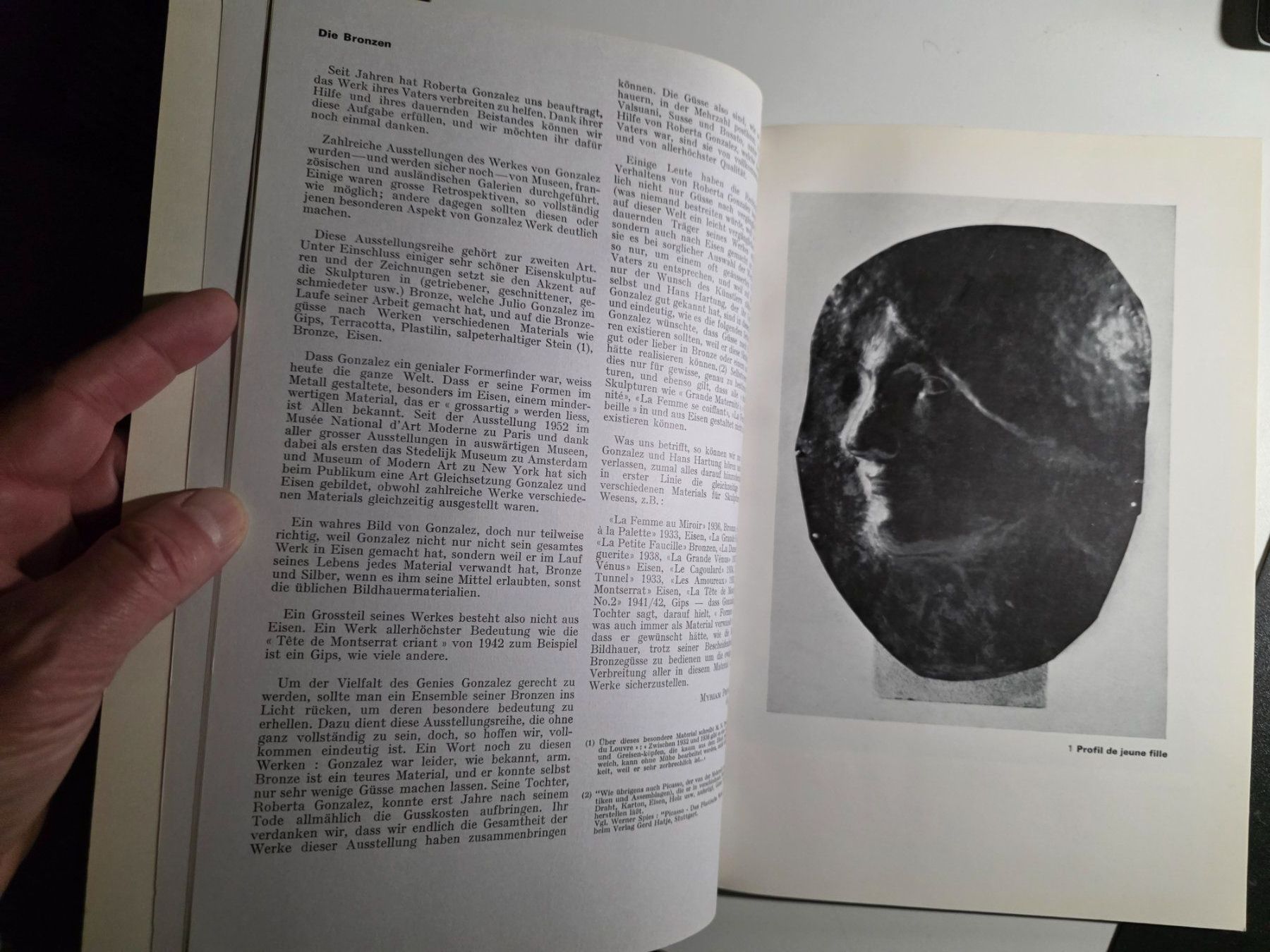 Bücher: Julio Gonzalez - Les matériaux de son expression 1969 – Gebraucht aus Walterswil BE von Lonitti 8