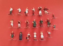 Miniaturfiguren HO, 20 personnages,  20 Zeichen, ohne OVP