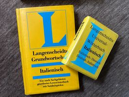 Italienisch Grundwortschatz (A5) und Wörterbuch (A6)