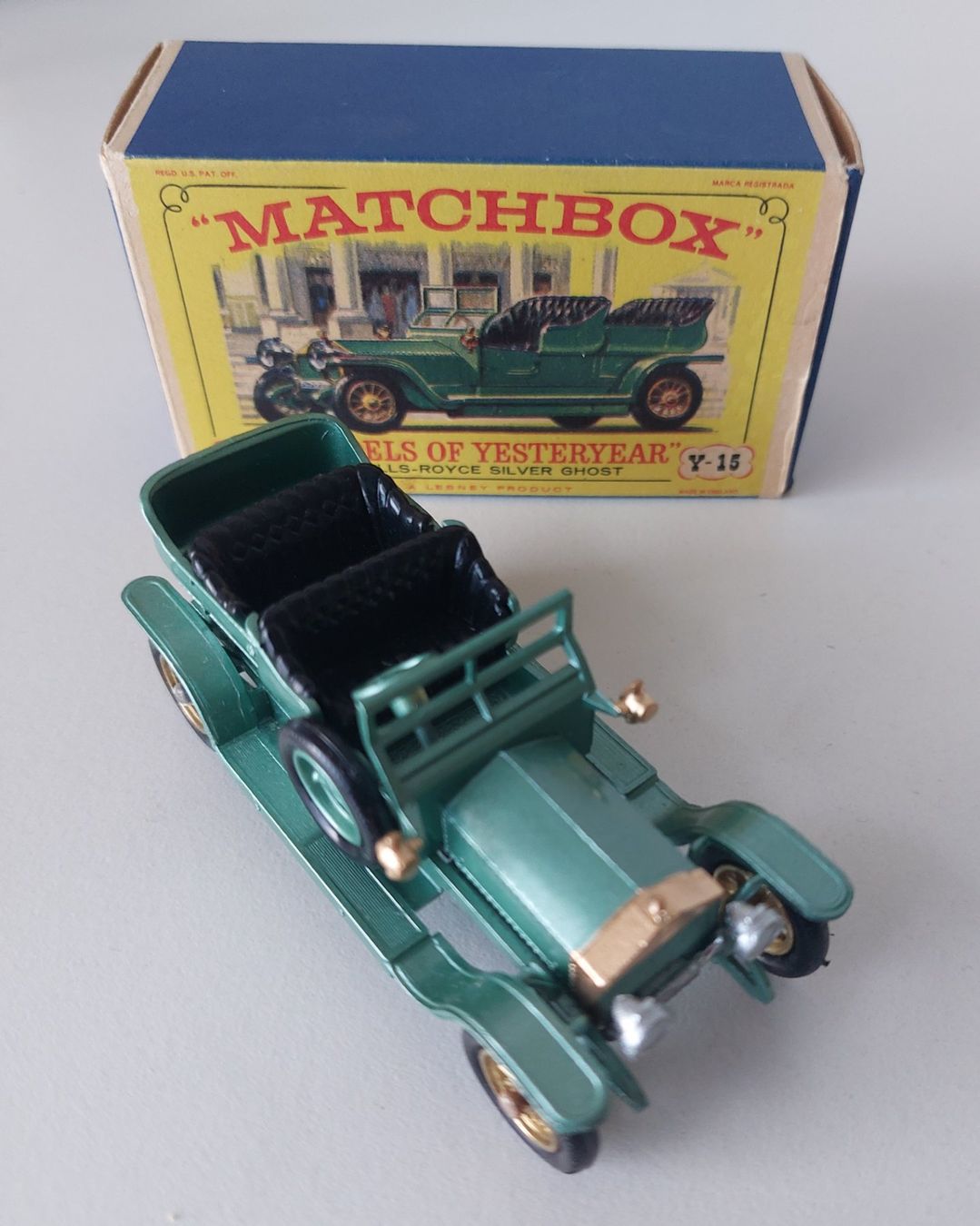 Matchbox Modellini d'auto: Matchbox Yesteryear Y-15 Rolls Royce Silver Ghost mit Box – Usato da Schenkon venduto da Elbarto007
