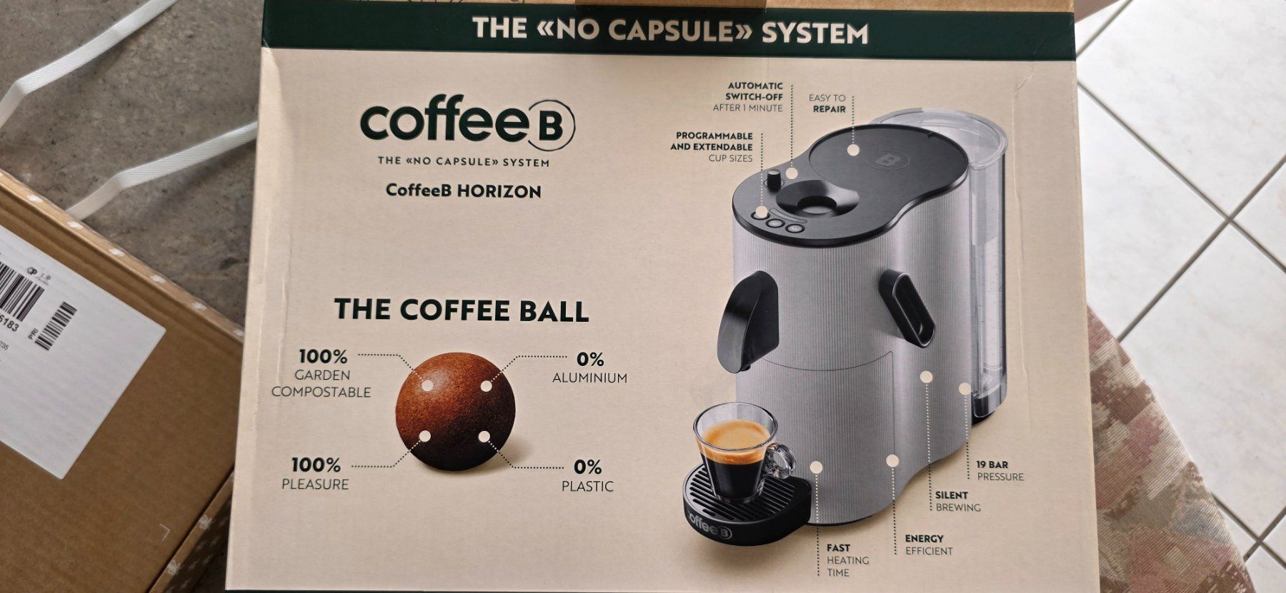 Coffee B Macchine per caffè & Macchine per espresso: CoffeeB  Kapsellose Kaffeemaschine – Nuovo e nell'imballaggio originale da Weiach venduto da Toya03