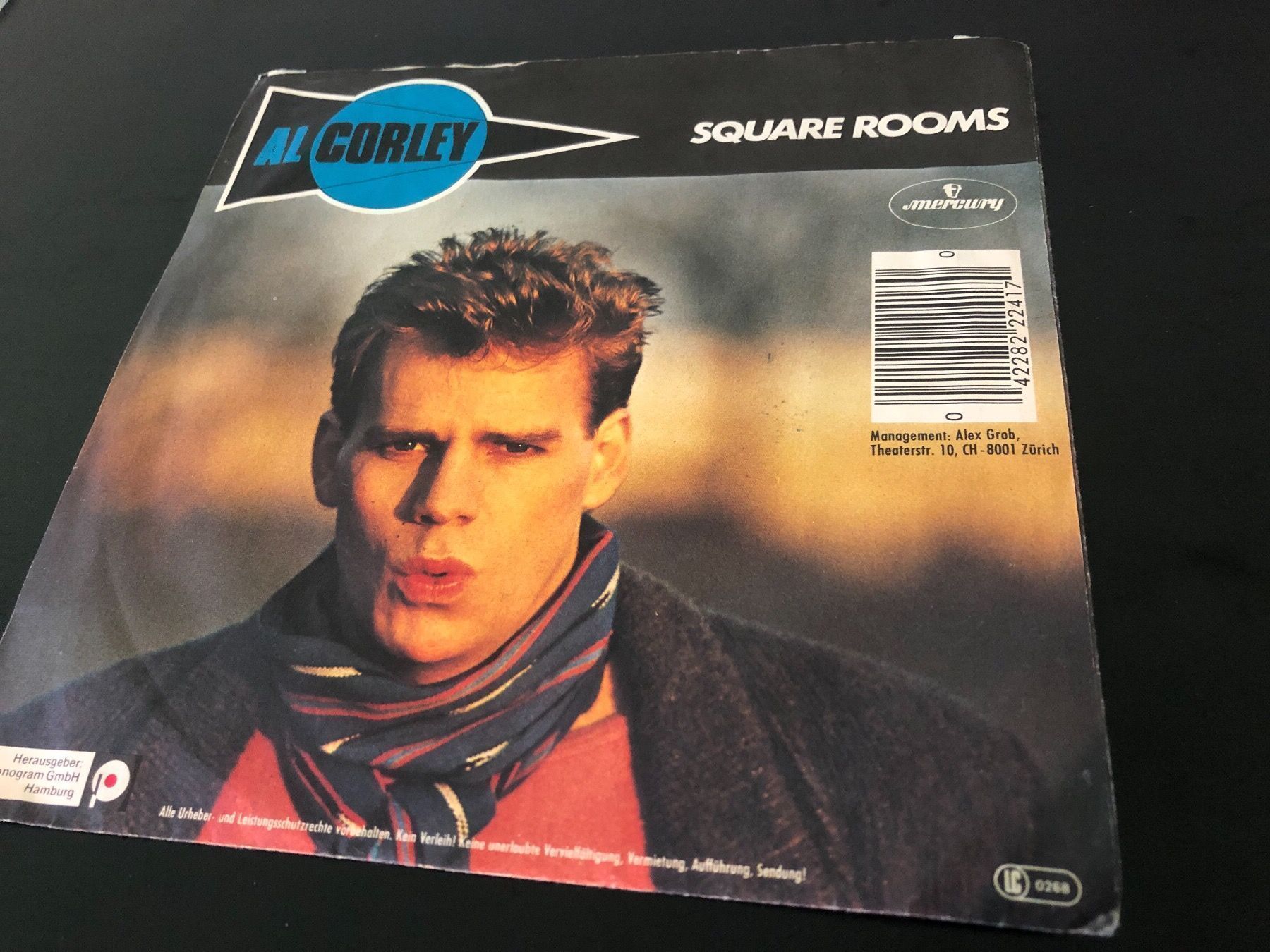 Dischi in vinile: Al Corley - Square Rooms 7“ – Usato da Schübelbach venduto da Klabauterli 1