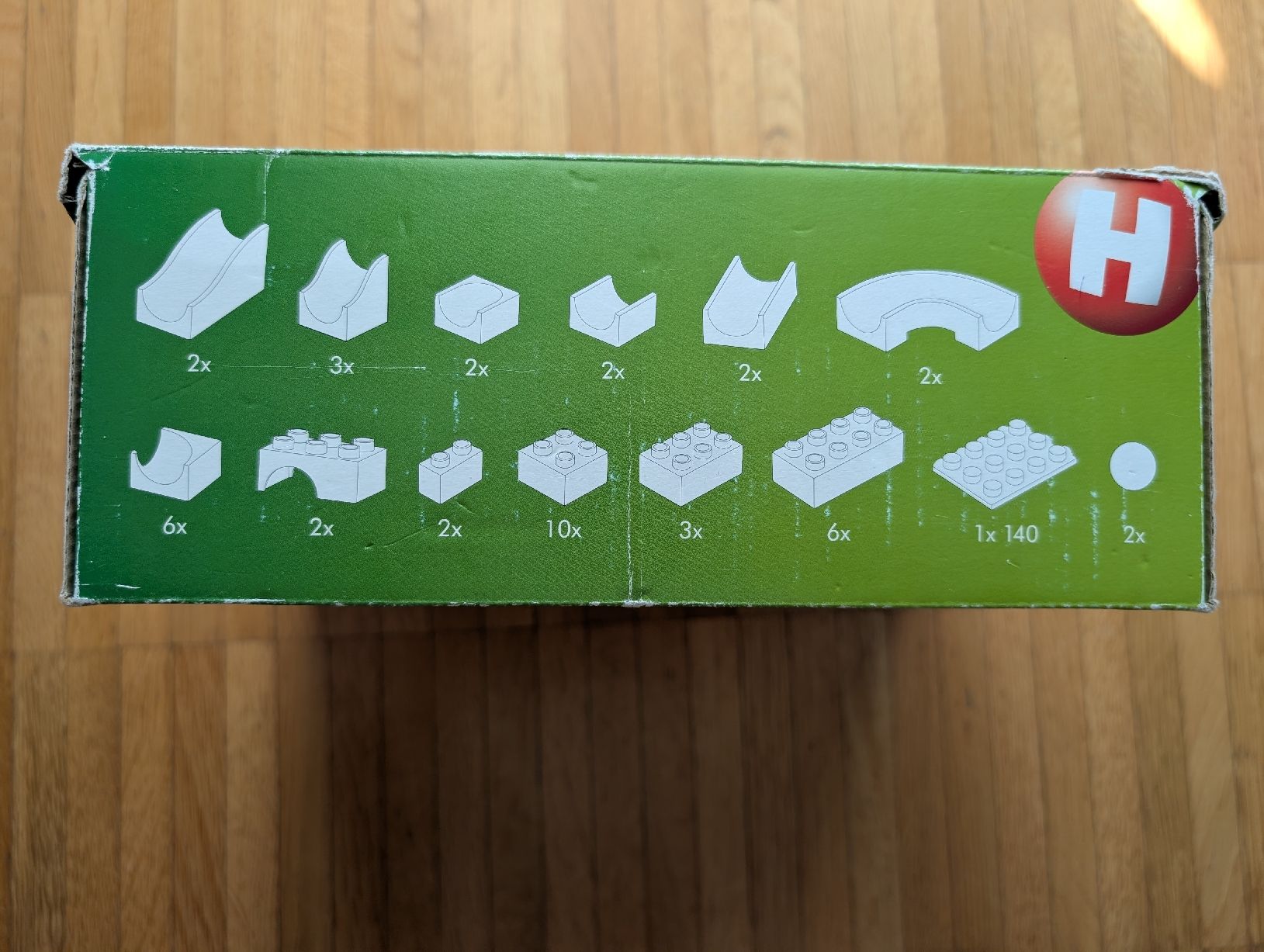 Hubelino Kit di costruzioni: Hubelino Kugelbahn Baukasten mini  – Usato da Schwerzenbach venduto da _charme_ 1